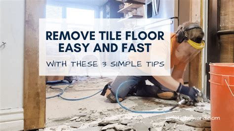 3 Simple Steps for DIY Tile Removal - Krista Howard Blog