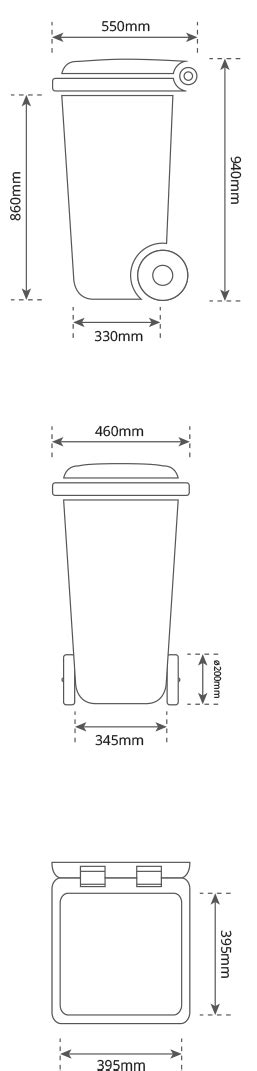 Wheelie Bin Dimensions