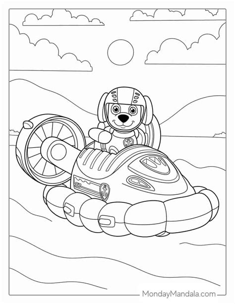 Paw Patrol Zuma Coloring Page