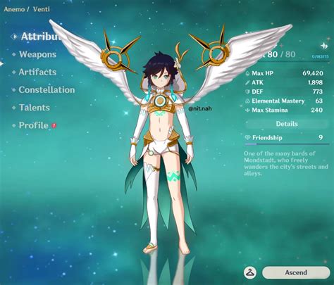 I made a Venti archon skin edit! : Genshin_Impact | Impact, Bard, Anime