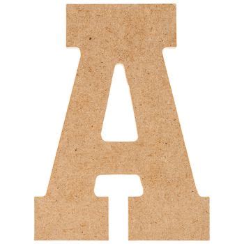 Wood Letter A - 5" | Wood letters, Hobby lobby letters, Scrapbook paper ...