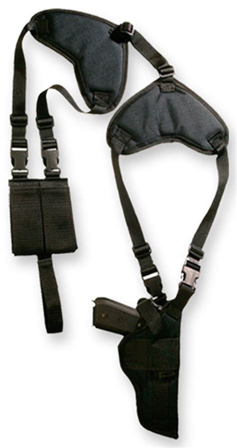 Bulldog Deluxe Vert-Shoulder Holster Rh/lh 3.5-5" Barrel Black - Impact ...