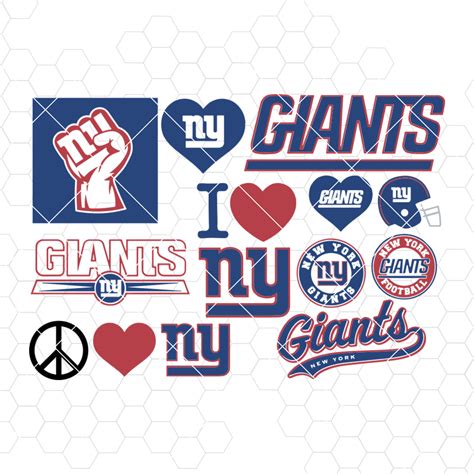 New York Giants SVG, New York Giants files, giants logo, football, sil ...