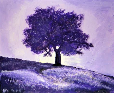 Monochromatic Landscape Painting at PaintingValley.com | Explore ...