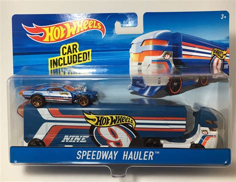 Hot Wheels Speedway Hauler #9 with Car New 2016 746775307509 | eBay