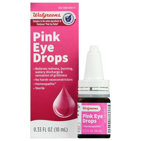 Walgreens Pink Eye Drops