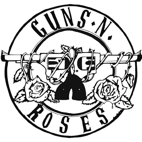 Guns N Roses Rock Band Logo Vinyl Decal Sticker BallzBeatz . com | Rock ...