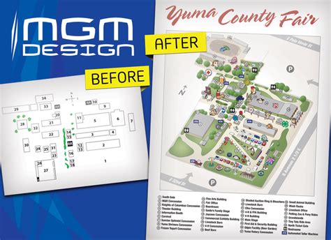 Yuma County Fair Map Illustration - MGM Design - Graphic Design ...