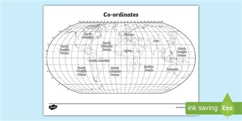 Longitude and Latitude Coordinates Worksheet | Twinkl