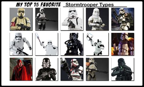 My Top 15 Favorite Stormtrooper Types by Valar77 on DeviantArt