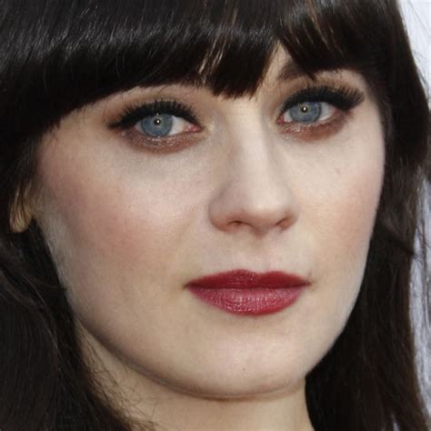 Zooey Deschanel Eye Makeup Close Up - Mugeek Vidalondon