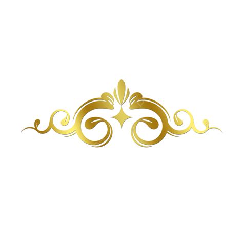 Gold Swirl Ornate Ornament, Ornate, Ornament, Decorative PNG ...