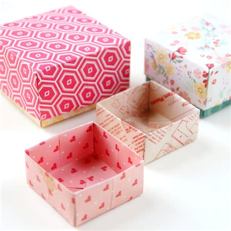 Easy Origami Box With Lid — Gathering Beauty