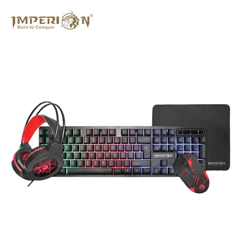 Imperion GC 303 / GC-303 Blaze Storm Keyboard Combo Set Black ( 4 Items ...