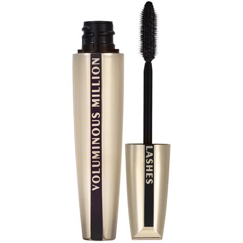 L'Oreal Paris Voluminous Million Lashes Mascara, Black Brown, 0.3 fl oz ...