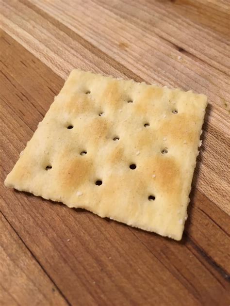 This generic brand saltine cracker : r/notinteresting