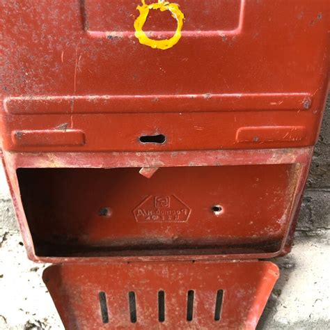 Vintage Mailbox Letter and Newspaper Boxsoviet Wall Box Old | Etsy