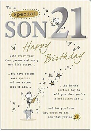 Happy 21st Birthday Son Quotes