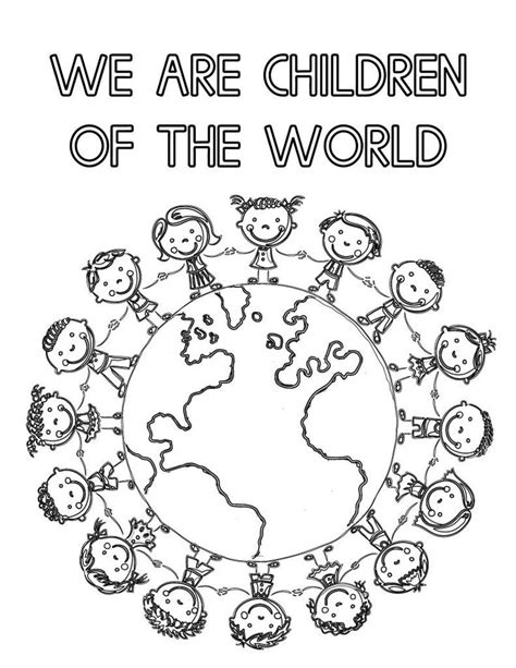 Children Of The World Free Printable Activity Pack | Around the world ...