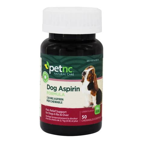 PetNC - Dog Aspirin Pain Relief Support For Dogs Liver Flavor - 50 ...