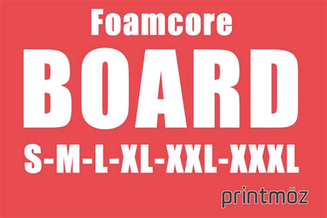 Foam Core Board - What Are Common Sizes & Thickness