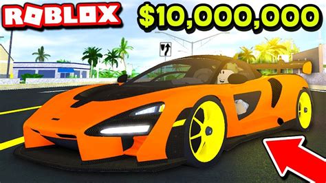 BUYING A $10,000,000 SUPERCAR IN ROBLOX! (ROBLOX CAR SIMULATOR) - YouTube