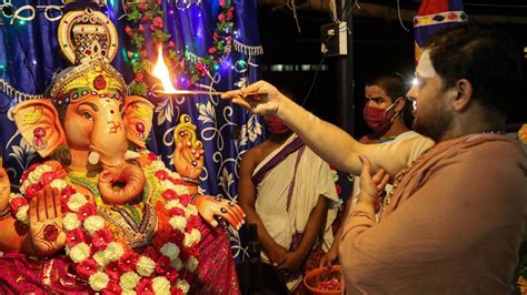 Ganesh Chaturthi celebrations begin in India amid Covid-19 restrictions ...