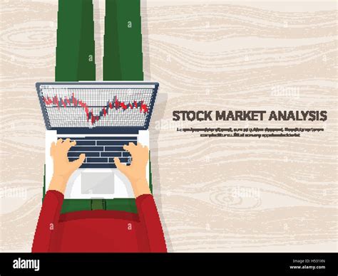 Vector illustration. Flat background. Market trade. Trading platform ...