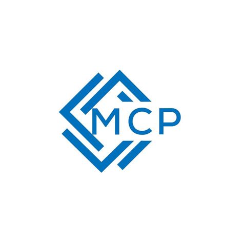 MCP letter logo design on white background. MCP creative circle letter ...