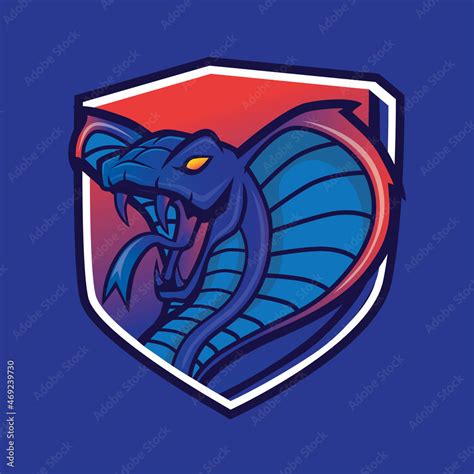 Cobra Mascot Logo Vector Design Stock Vector | Adobe Stock