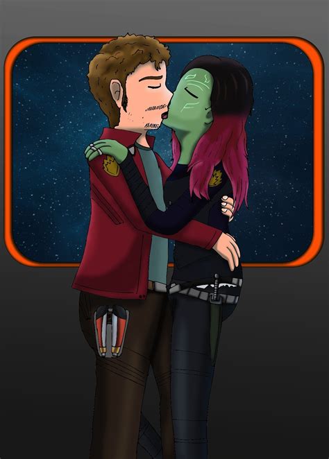 Gamora & Star-Lord kiss en 2020 | Dibujos