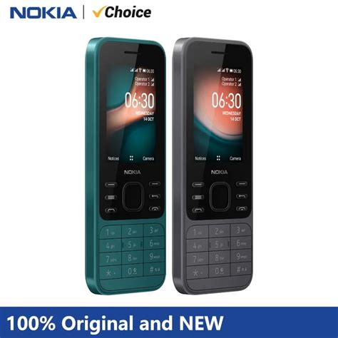 New and Original Nokia 6300 4G Feature Phone Dual SIM KaiOS Wifi ...