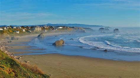 Beautiful Bandon Beach on the Oregon Coast