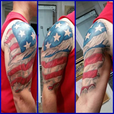 85+ Best Patriotic American Flag Tattoos — I Love USA (2019)