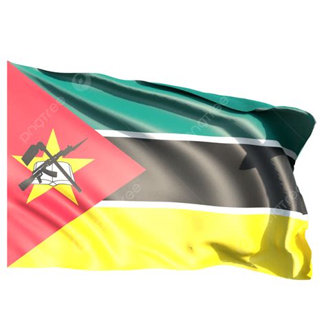 Mozambique Flag Waving, Mozambique Flag Waving Transparent, Mozambique ...