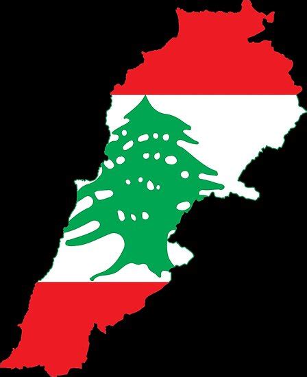 "Lebanon Flag Map" Poster by limitlezz | Redbubble