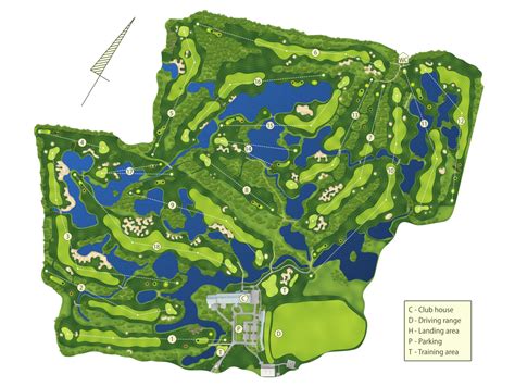 The Tribute Golf Course Map