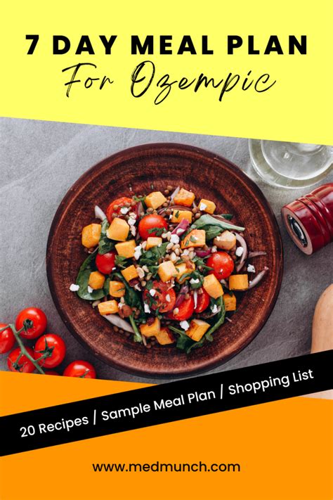 7 Day Ozempic Diet Meal Plan (PDF & Menu) - Medmunch