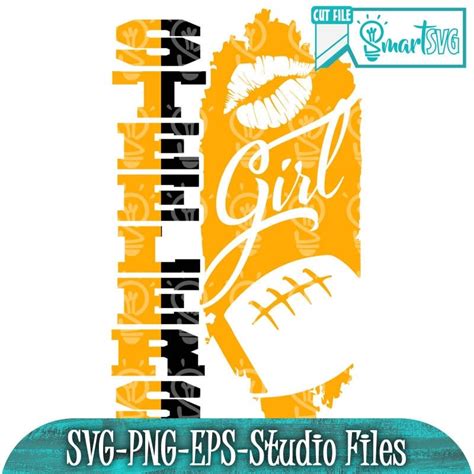 Steelers Girl Svg Football Ball Shirt Fan Football Svg - Etsy