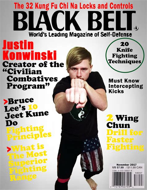 Black Belt Magazine Cover - Photoshop on Behance