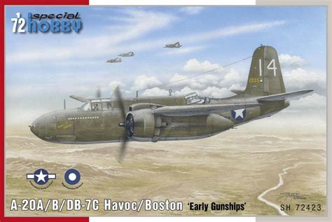 A-20B/C Havoc ‘Gunships’ 1/72 | Special Hobby - výrobce slepovacích modelů