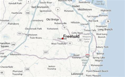 Freehold Borough Location Guide