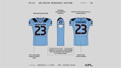 Arlington Renegades 2023 Uniforms