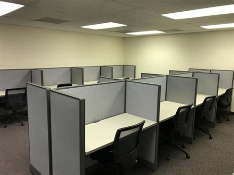 Used Office Cubicles : 42" Tall x 42" Wide Call Center Cubicles at ...