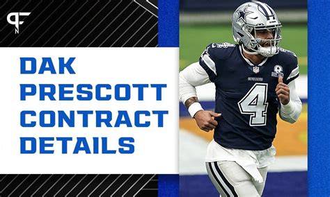 Dak Prescott's contract details, salary cap impact, and bonuses