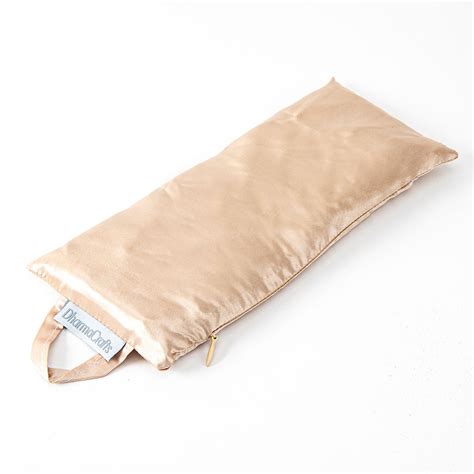 Yoga Eye Pillow in Beige - Lavender Scented | DharmaCrafts