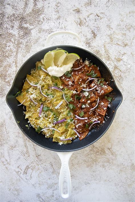 Mexican Chilaquiles Rojos Recipe | Dandk Organizer