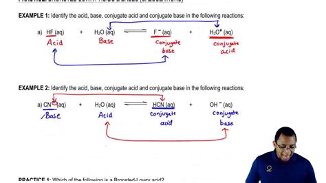 Bronsted Lowry Acids and Bases: Example 2 - YouTube