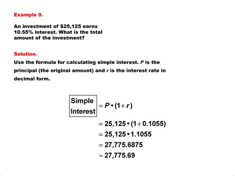 Simple Interest Examples