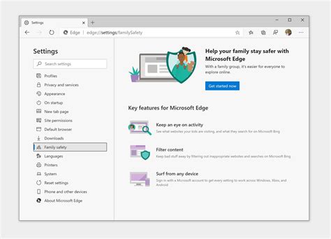 New Microsoft Edge Dev update brings family safety settings, extension ...